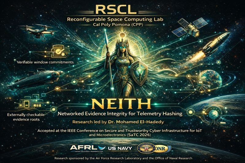 NEITH — Networked Evidence Integrity for Telemetry Hashing, accepted at IEEE Conference on Secure and Trustworthy Cyber Infrastructure for IoT and Microelectronics (SaTC) 2026